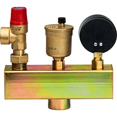 STOUT SVS-0004 Группа безопасности котла  (до 50 кВт) (без теплоизоляции)