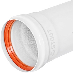 STOUT SCR-0080-002000 STOUT Удлинитель дымохода традиц. D80(п-м), L2000