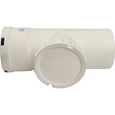 STOUT   Элемент дымохода конденсац. визуальн инспекция T образн DN80 п/м PP-FE