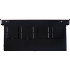 STOUT  Конвектор внутрипольный SCN 80.300.1600 (Решётка роликовая, анодированный алюминий)