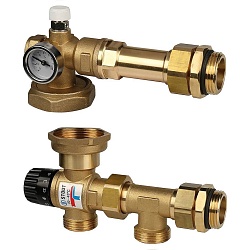 STOUT  Насосно-смесительный узел с термостатическим клапаном 20-43°C, без насоса