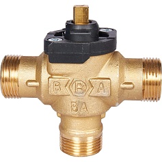 STOUT SVM-0170-300020 STOUT 3-Ходовой зональный клапан, сервопривод 230V, с кабелем 1м,, НР 3/4"