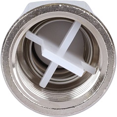 STOUT  Клапан отсекающий, обратный, 1/2" никель.