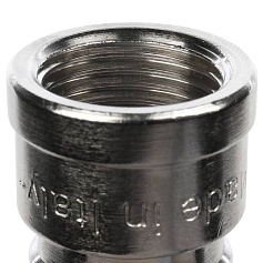 STOUT  Муфта ВВ переходная никелированная 1/2X3/8