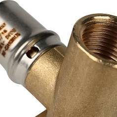 STOUT   Угольник настенный с креплением удлинённый 1/2"х20 для металлопластиковых труб прессовой