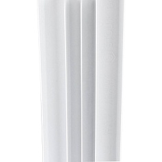 STOUT  Bravo 500 5 секций радиатор алюминиевый боковое подключение RAL9010