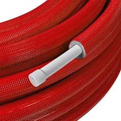 SPI-0001-101620 STOUT  16х2,0 (бухта 100м) труба металлопластиковая в теплоизоляции (красная)