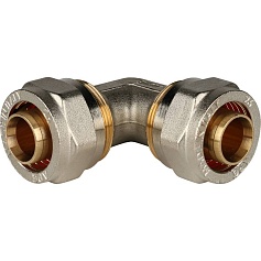 STOUT   Угольник  90° 26х26 для металлопластиковых труб винтовой