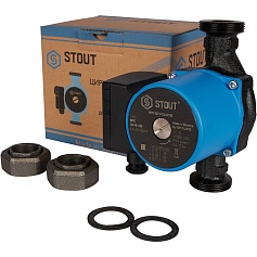 STOUT SPC-0010 SPC-0010-2540180 STOUT Насос циркуляционный 25/40-180