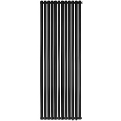 Стальной трубчатый радиатор STOUT TUBE ROUND нижнее правое подключение 12 секций R40 1-1750-12 RT RAL9005