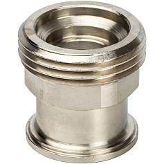 STOUT  Разъемное соединение с плоским уплотнением, никелированное 3/4"