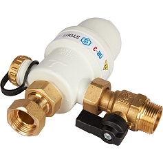 STOUT SFW SFW-0072-000020 STOUT Фильтр -шламоотделитель с магнитом для настенных котлов, G 3/4M-G 3/4RN-G 3/4M,