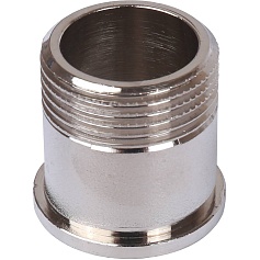 STOUT  Разъемное соединение "американка" ВН, никелированное, уплотнение под гайкой по плоскости, 3/4”