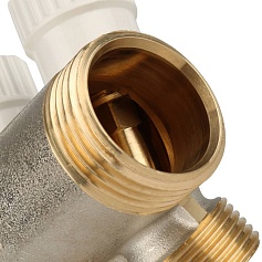 STOUT  Коллектор распределительный 1", 3 отвода 3/4"ЕК 