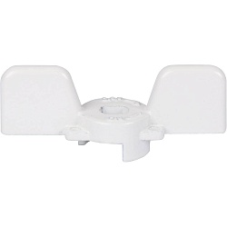 STOUT  Ручка-бабочка для шарового крана STOUT 1/2"-3/4" (Белая)