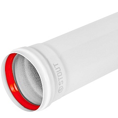 STOUT SCR-0080-000500 STOUT Удлинитель дымохода традиц. D80(п-м), L500