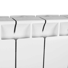 STOUT  STYLE 500 10 секций радиатор биметаллический боковое подключение (белый RAL 9010)