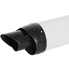 STOUT SCR-8012-000751 STOUT Горизонтальный проход через стену с наконечником конденсац. коакс. D80(п)/125(п), L750 (рабочая длина 680мм)