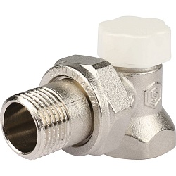 STOUT SVL Клапан запорно-балансировочный, угловой 1/2"