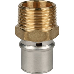 STOUT   Переходник с наружной резьбой 1"х26 для металлопластиковых труб прессовой