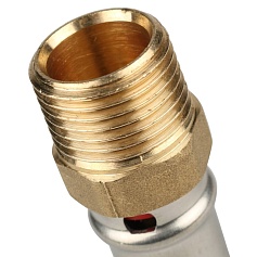 STOUT   Переходник с наружной резьбой 1/2"х16 для металлопластиковых труб прессовой
