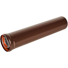 STOUT SCR-6010-700500 STOUT Удлинитель дымохода традиц. коакс. D60(п-м)/100(п-м), L500, КОРИЧНЕВЫЙ