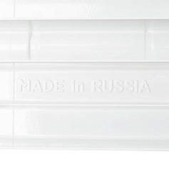 STOUT  Space 500 8 секций радиатор биметаллический боковое подключение RAL9016