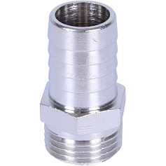 STOUT  Штуцер НР никелированный 1/2"x18