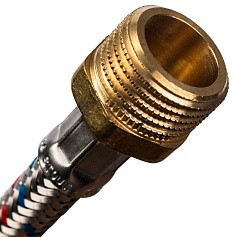 STOUT SHF-НВ Гибкая подводка для воды  НР 1/2 х ВР 1/2,  длина 800 мм