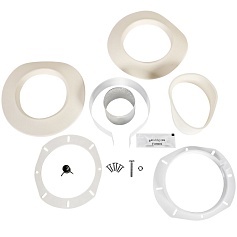 STOUT SCR-6010-250300 STOUT Адаптер подключения УНИВЕРСАЛЬНЫЙ c конденсатоотв. вертик. традиц. коакс. D60(м-м)/100(п-м) (хомут,фланец,втулка,адаптер) кроме Immergas,Navien D75/100