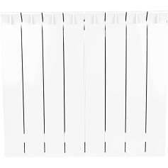 STOUT  STYLE 500 8 секций радиатор биметаллический боковое подключение (белый RAL 9010)