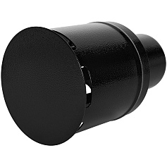 STOUT SCR-0080-800011 STOUT Оголовок вертикальный с ветрозащитой сварной традиц. D80(п) ЧЕРНЫЙ узкий