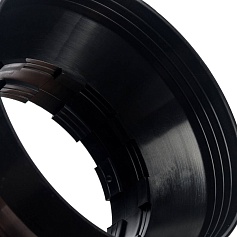 STOUT  Элемент дымохода адаптер пластиковый DN101/133, для гермитизации терминала при проходе через крышу