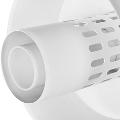 STOUT SCR-8610-800002 STOUT Оголовок вертикальный с ветрозащитой конденсац. коакс. D60(п)/100(п) БЕЛЫЙ широкий