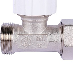 STOUT Клапан термостатический прямой, 1/2" х 3/4"ЕК