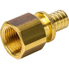 STOUT  Переходник с внутренней резьбой 16xG 1/2" для труб из сшитого полиэтилена аксиальный