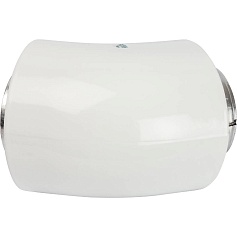 STOUT   Элемент дымохода отвод коаксиальный 45°  DN60/100, п/м уплотнения и хомут в комплекте (с логотипом)