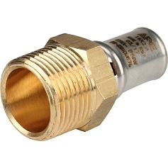 STOUT   Переходник с наружной резьбой 3/4"x16 для металлопластиковых труб прессовой