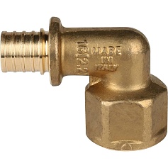 STOUT  Угольник-переходник с внутренней резьбой 16xG 1/2" для труб из сшитого полиэтилена аксиальный