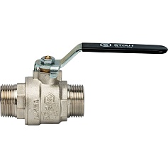 STOUT  Кран шаровой полнопроходной, НР/НР, ручка рычаг 3/4
