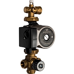 *SDG-0020-002002 STOUT  Насосно-смесительный узел с термостатическим клапаном и байпасом; Grundfos UPSO 25-65 130