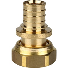 STOUT  Переходник с накидной гайкой 20xG 3/4" для труб из сшитого полиэтилена аксиальный