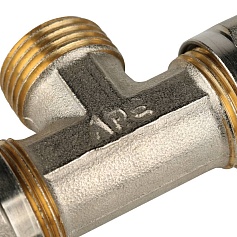 STOUT   Тройник-переходник с наружной резьбой 1/2"х16 для металлопластиковых труб винтовой