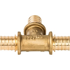 STOUT  Тройник равнопроходный 20x20x20  для труб из сшитого полиэтилена аксиальный