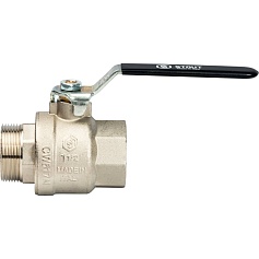 STOUT  Кран шаровой полнопроходной, ВР/НР, ручка рычаг 1 1/2