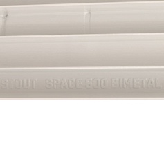 STOUT  Space 500 7 секций радиатор биметаллический боковое подключение RAL9016