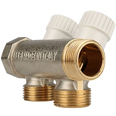 STOUT Коллектор распределительный 3/4", 2 отвода 3/4"ЕК 