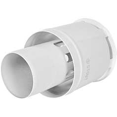 STOUT SCR-0080-800001 STOUT Оголовок вертикальный с ветрозащитой сварной традиц. D80(п) БЕЛЫЙ узкий