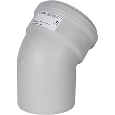 STOUT SKB-0010-011045 STOUT D 110 х 45° Отвод канализационный бесшумный