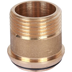 STOUT  Разъемное угловое  соединение "американка" ВН, уплотнение под гайкой o-ring кольцо 1"